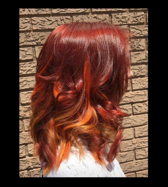 Silky hair cut by Salon Elements