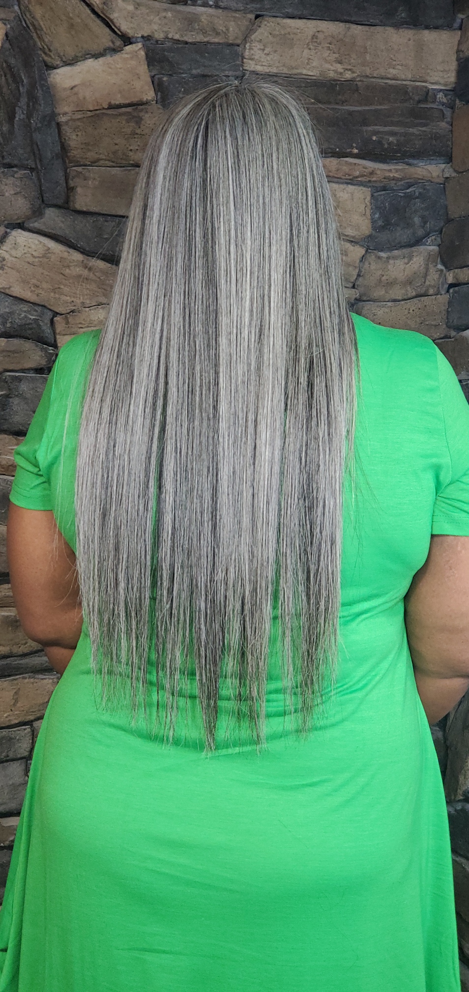 Angle of glossy Keratin Treatments style by Salon Elements