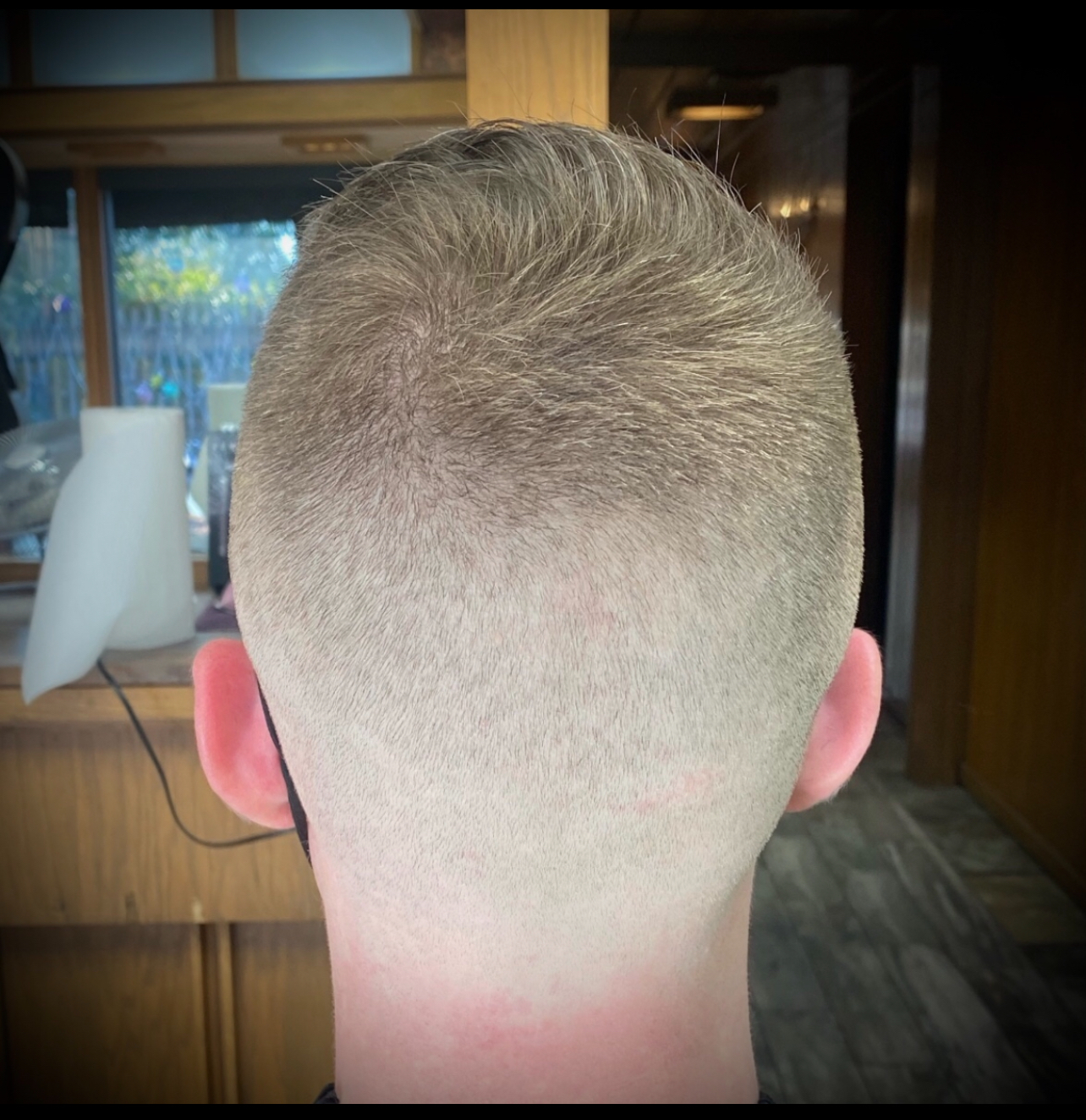Full Mens Barber style by Salon Elements for Greenwood community