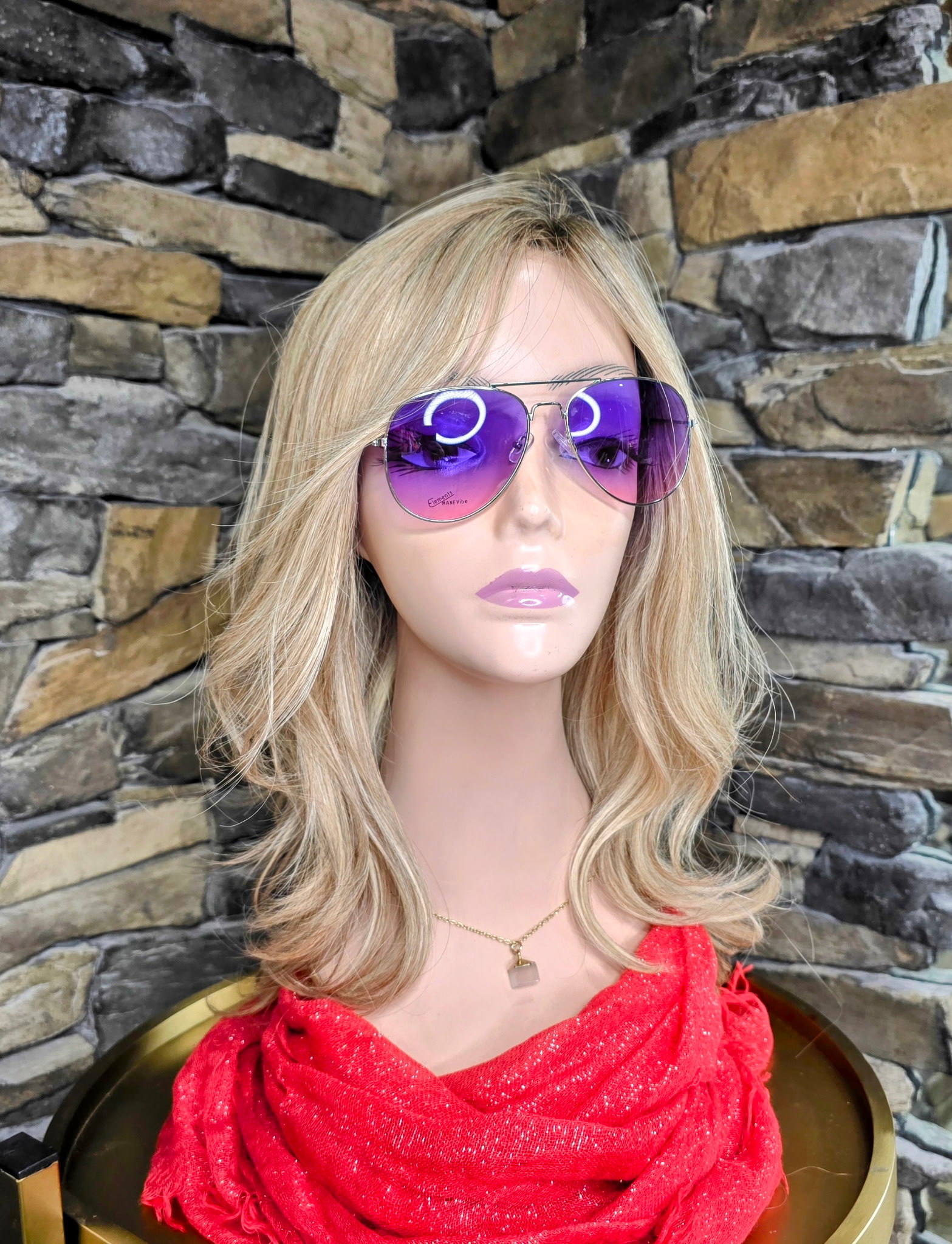 Wigs provided by Salon Elements in Hackett, AR