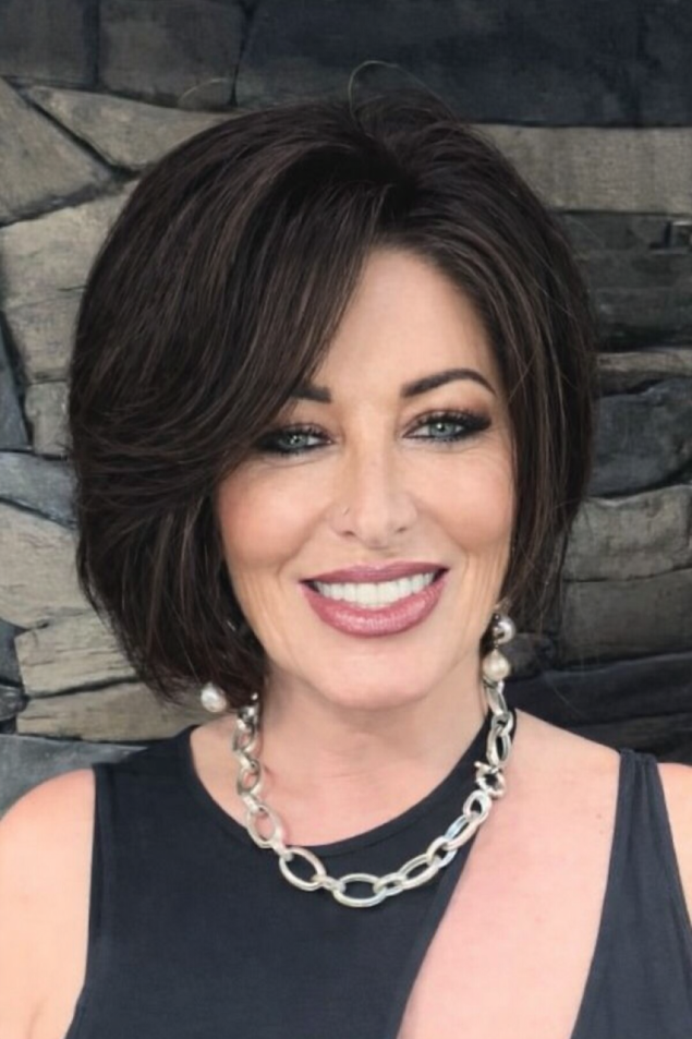 Expert hair styling at Salon Elements