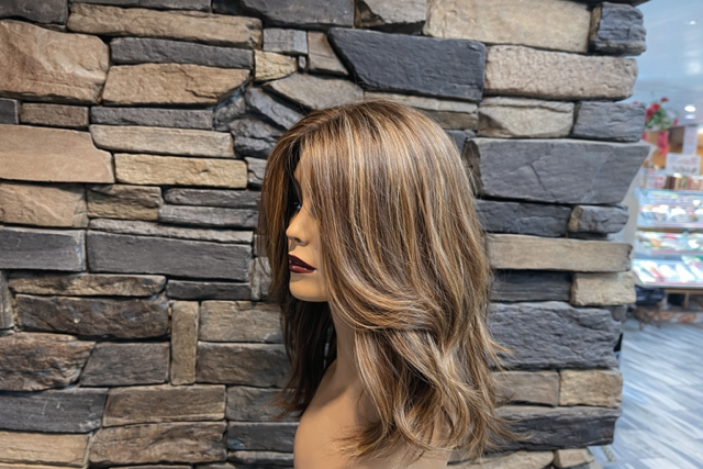 Professional hair styling at Salon Elements